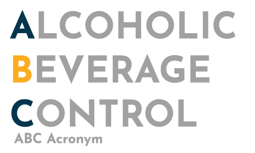 In California, ABC is an acronym for Alcoholic Beverage Control.